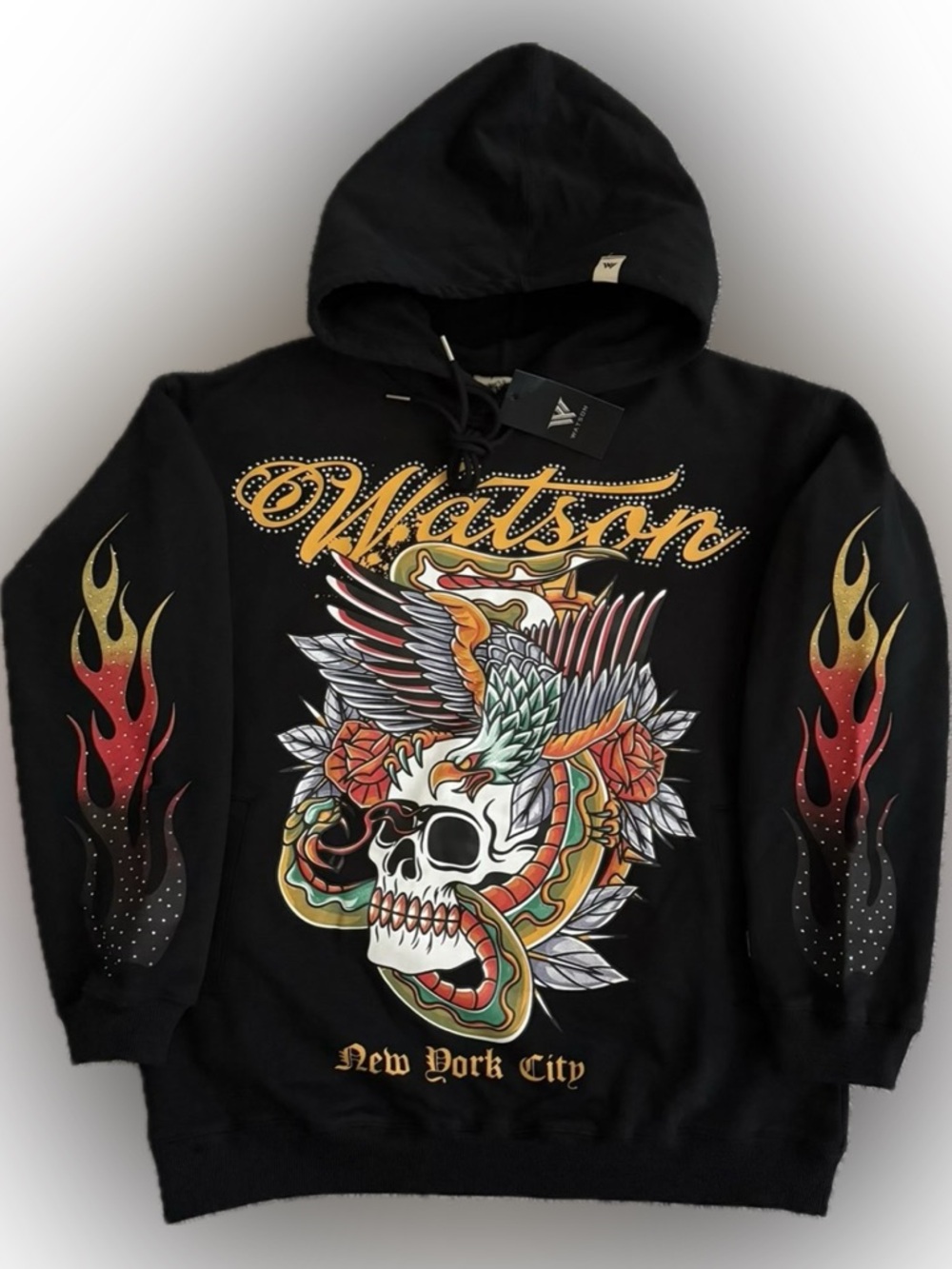 WATSON New York City Hoodie Mens 2XL